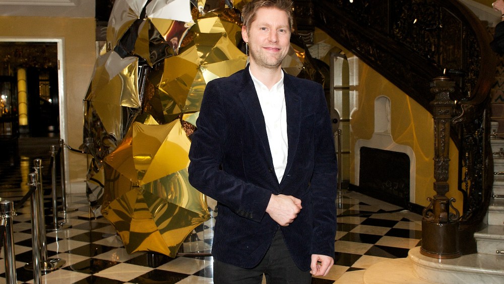 Christopher Bailey Claridge's Burberry Christmas Tree Party