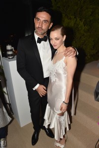 Riccardo Tisci and Amanda Seyfried