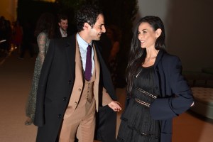 Zac Posen and Demi Moore 2015 CFDA/Vogue Fashion Fund Dinner