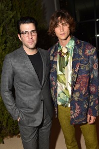 Zachary Quinto and Miles McMillan 2015 CFDA/Vogue Fashion Fund Dinner