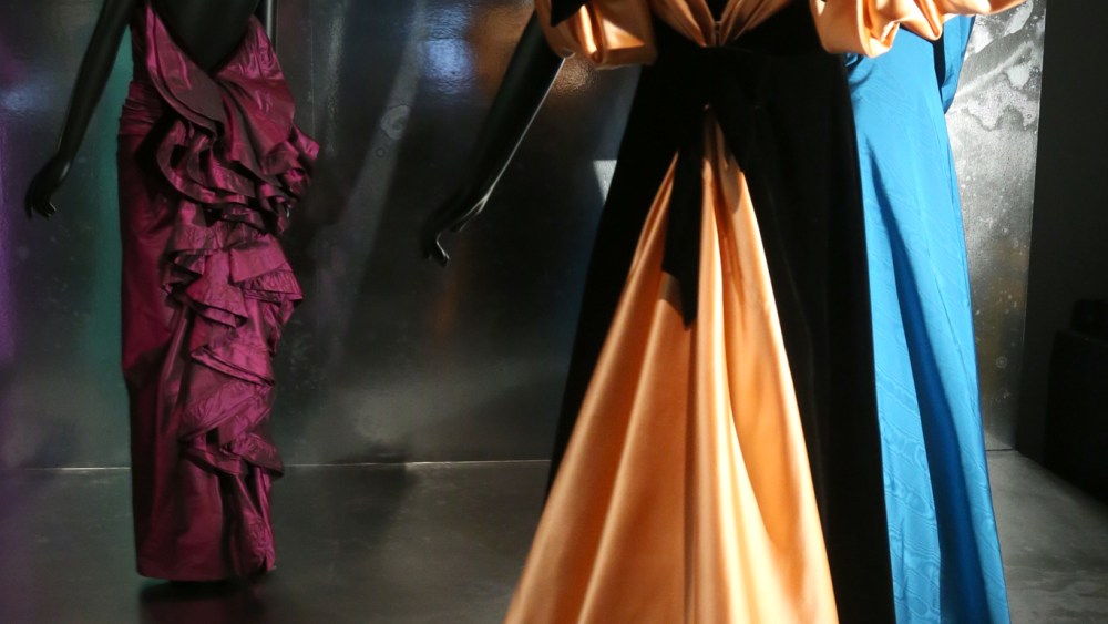 A view of "Jacqueline de Ribes: The Art of Style" at The Met.