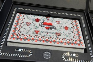 The limited edition handbag for the Naked Heart Foundation