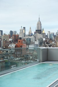 The pool at Mr. Purple.