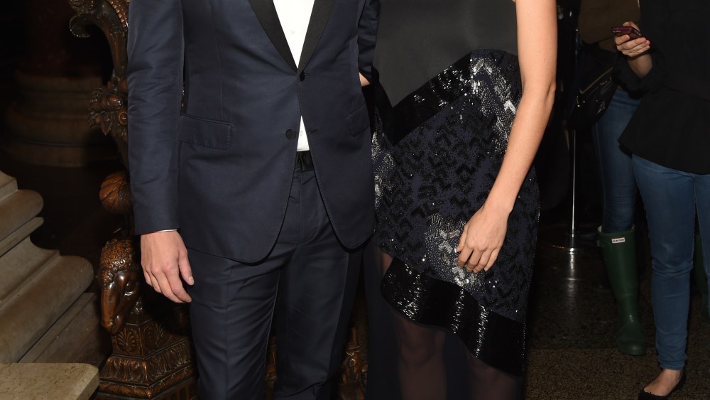 Seth Meyers and Alexi Ashe