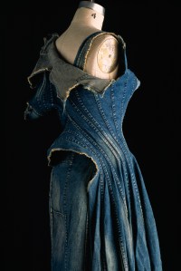 Comme des Garçons (Junya Watanabe), dress, repurposed denim, spring 2002, Japan, museum purchase.