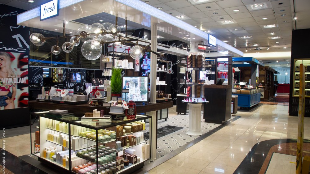 The new Fresh corner at Galeries Lafayette in Paris.
