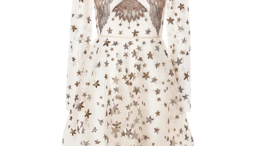 A tulle dress from the Valentino x Goop "Wonder Woman Valentino" capsule, available exclusively at Goop Mrkt and goop.com.