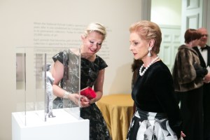 Kim Sajet and Carolina Herrera