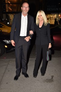 Pierre Rougier and Donatella Versace