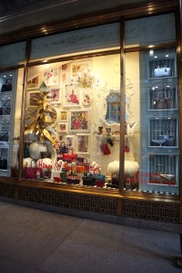 The windows at Henri Bendel.