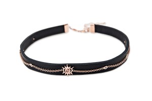 Jacquie Aiche x Sama + Haya choker jewelry collaboration