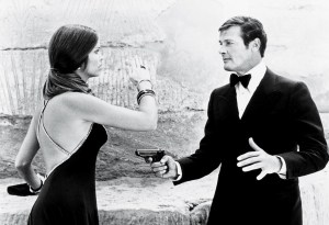 Roger Moore’s Bond goes digital in “The Spy Who Loved Me”
