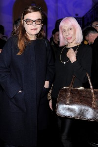 Martine Sitbon and Marie Beltrami at the Jean Paul Gaultier AIDS Benefit