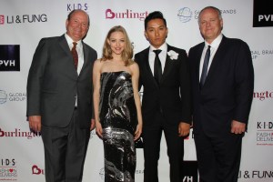 Stuart Brister, Amanda Seyfried, Prabal Gurung and Dow Famulak.