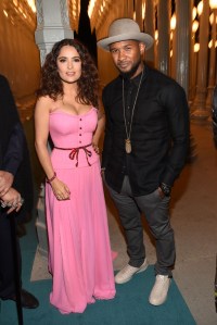 Salma Hayek and Usher 19th Annual Hollywood Film Awards, Los Angeles, USA - 1 Nov 2015