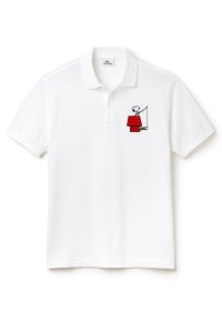 lacoste peanuts shirt