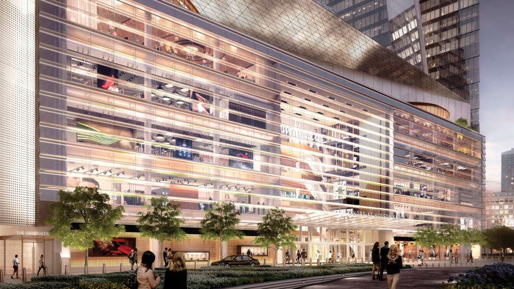 A rendering of the Hudson Yards project.