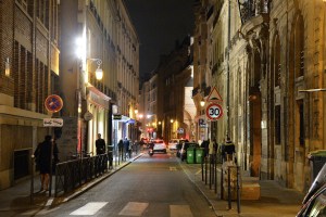 The scene in Paris.
