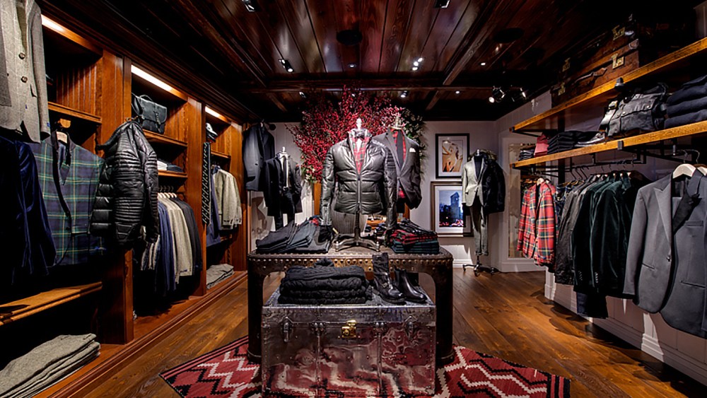 The Polo Ralph Lauren men's store in Rome.