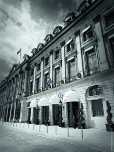 The Ritz Paris façade.
