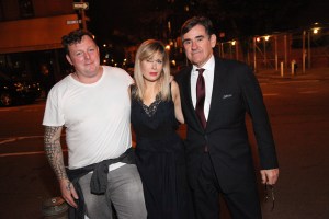 Urs Fischer, Tara Subkoff and Peter Brant.
