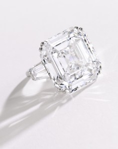 Platinum and diamond ring