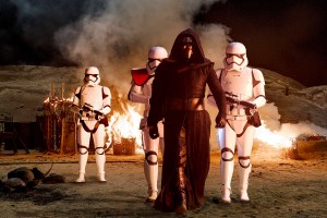 A still from Star Wars: The Force Awakens."