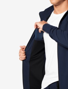 Details from Tommy John's ath-leisure collection.