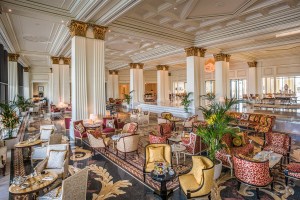 Inside the Palazzo Versace Hotel in Dubai.