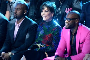 Corey Gamble, Kris Jenner and Tyson Beckford.