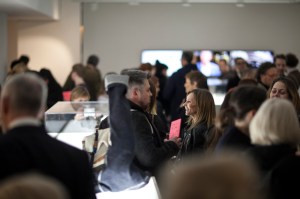 scene private view WORTH exhibit