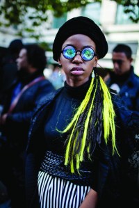 Braids glorious braids London Fashion Week street style