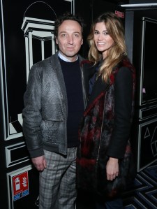 Emmanuel Perrotin and his girlfriend
