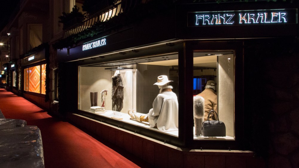 Franz Kraler's store in Cortina d’Ampezzo