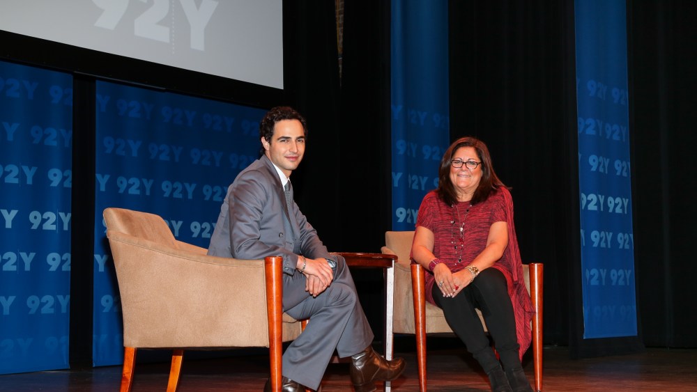 Zac Posen and Fern Mallis