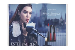 Kendall Jenner Estée Lauder'2015 campaigns.