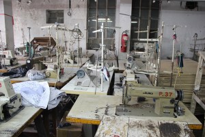 A garment factory in Bangladesh