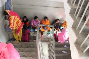 A garment factory in Bangladesh.