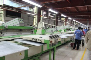 A garment factory in Bangladesh