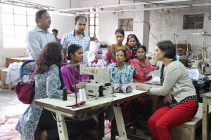 A garment factory in Bangladesh