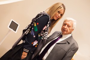 Elle Macpherson and Julio Le Parc