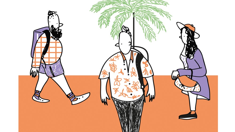 Illustration: Los Angeles scene