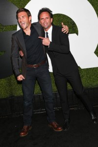 Scott Eastwood and Walton Goggins GQ 20th Anniversary Men Of The Year Party at Chateau Marmont on December 3