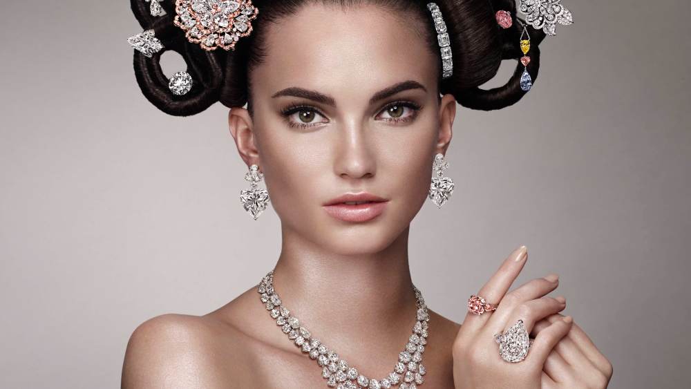 Hair jewel coiffure rare diamonds