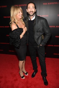 Goldie Hawn and Adrien Brody 'The Hateful 8' New York Premiere