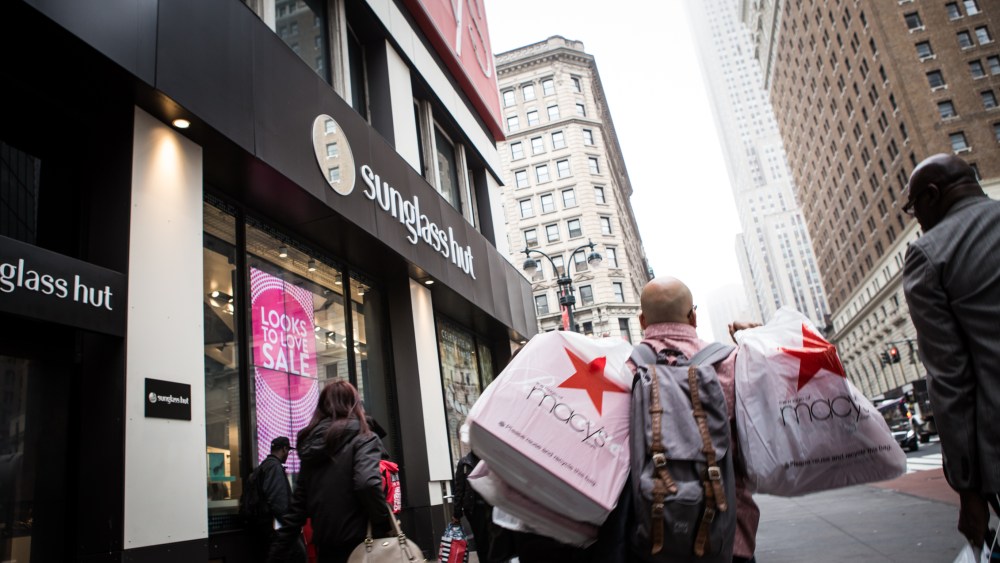 Christmas Eve Holiday Shoppers