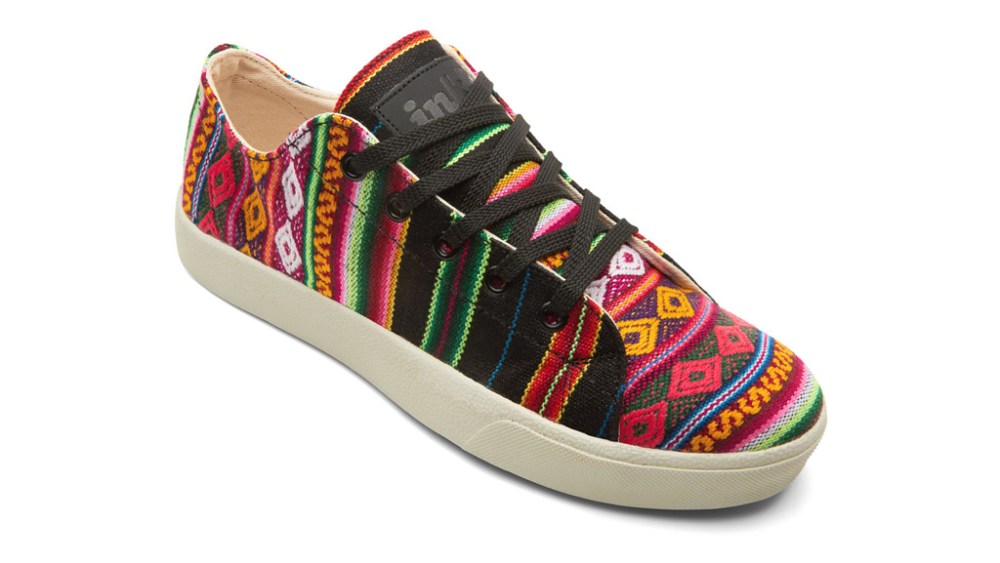 Inkka's Black Spectrum low-top for women