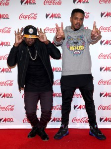 Theron Thomas and Timothy Thomas of R. City at Jingle Ball 2015