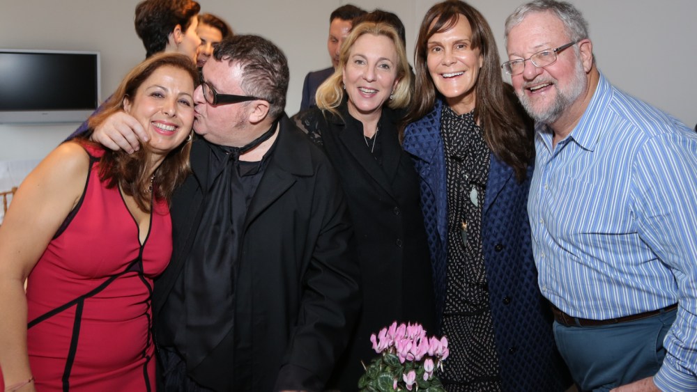Karine Ohana, Alber Elbaz, Susan Rockefeller, Julie Gilhart and David Rockefeller