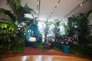 Inside Louis Vuitton's Miami Design District store.